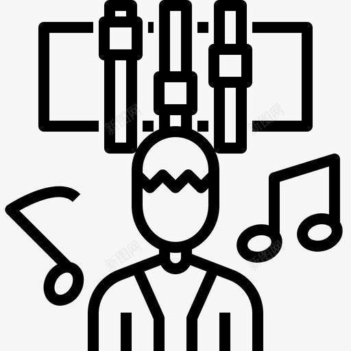 音乐制作人音频投稿人图标svg_新图网 https://ixintu.com 在线 投稿人 股票投稿人 音乐制作人 音频