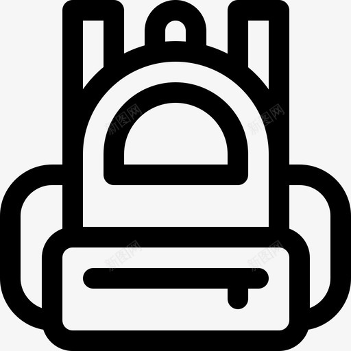 背包音乐节21线性图标svg_新图网 https://ixintu.com 线性 背包 音乐节21