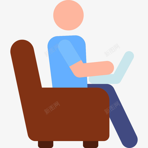 网购网购人体象形图色彩图标svg_新图网 https://ixintu.com 网购 网购人体象形图 色彩