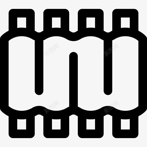 排骨烧烤10直排图标svg_新图网 https://ixintu.com 排骨 烧烤10 直排