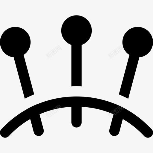 填充针灸理疗图标svg_新图网 https://ixintu.com 填充针灸 理疗
