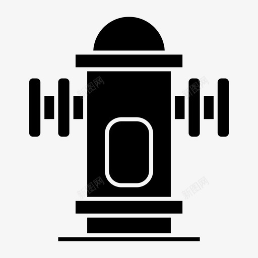 消火栓应急供水图标svg_新图网 https://ixintu.com 供水 应急 消火栓 消防人员