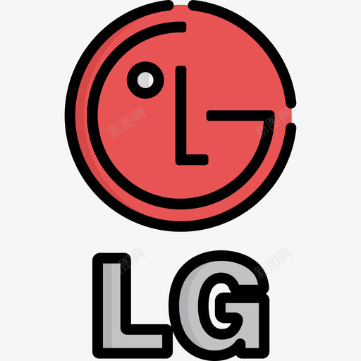 Lg技术标识线颜色图标svg_新图网 https://ixintu.com Lg 技术标识 线颜色