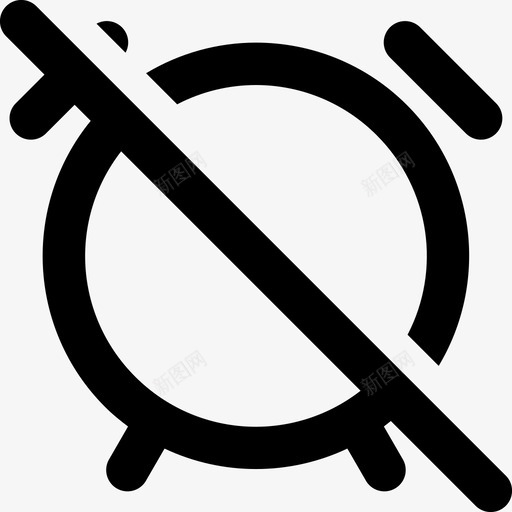 停止闹钟闹钟删除图标svg_新图网 https://ixintu.com 停止闹钟 删除 日期和时间 闹钟