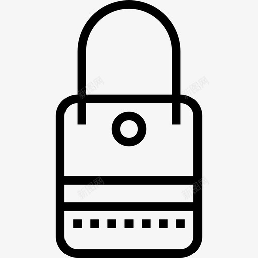 挂锁电子商务39线性图标svg_新图网 https://ixintu.com 挂锁 电子商务39 线性