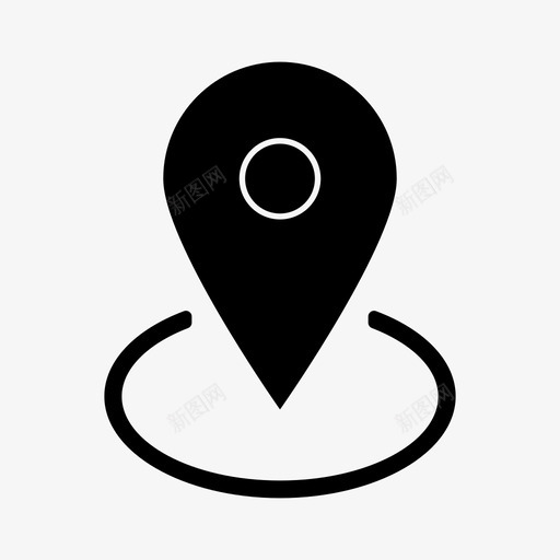 位置区域地点图标svg_新图网 https://ixintu.com 位置 区域 地点 物流配送标志