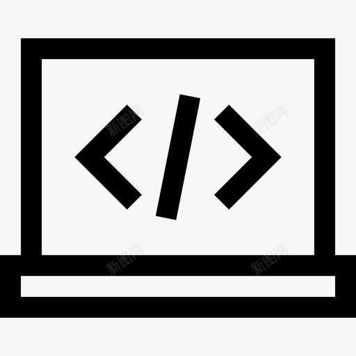 编程网络维护3线性图标svg_新图网 https://ixintu.com 线性 编程 网络维护3
