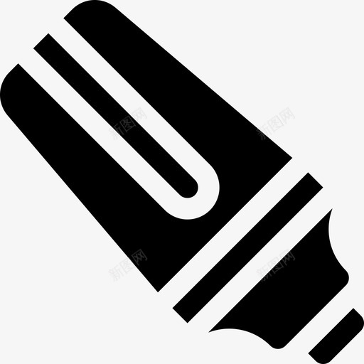荧光笔文具27填充图标svg_新图网 https://ixintu.com 填充 文具27 荧光笔