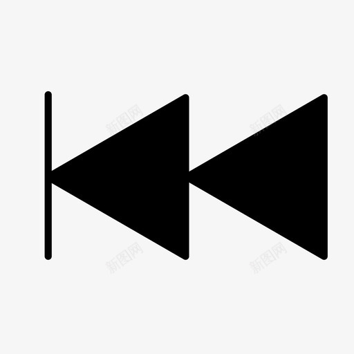 上一页箭头控件图标svg_新图网 https://ixintu.com webessentialsvol2 上一页 控件 箭头 音乐
