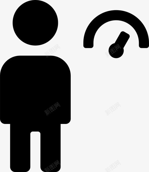 人类化身身体图标svg_新图网 https://ixintu.com 人类 化身 填充人 性能 指示器 统计 身体