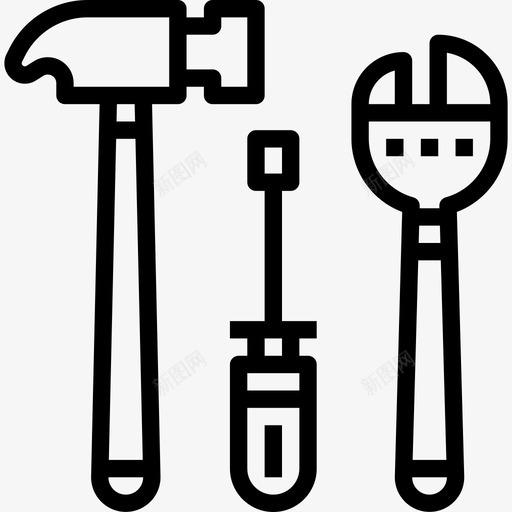 工具office66线性图标svg_新图网 https://ixintu.com office66 工具 线性