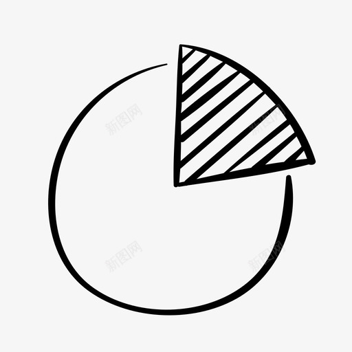 饼图数据财务图标svg_新图网 https://ixintu.com 信息图 图表 报告 数据 统计 财务 饼图