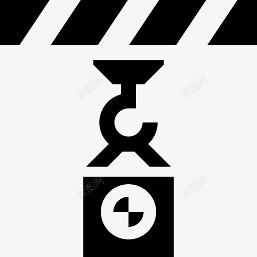 起重机工程10填充图标svg_新图网 https://ixintu.com 填充 工程10 起重机