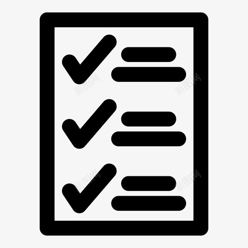 检查表代理好的图标svg_新图网 https://ixintu.com 代理 可信 商业管理加粗 好的 检查表