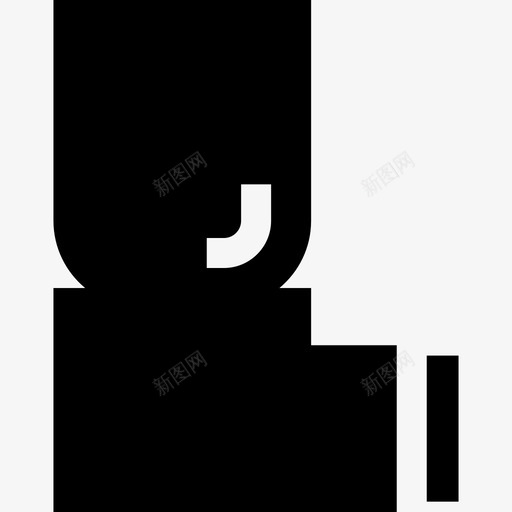 吸入器医用42填充型图标svg_新图网 https://ixintu.com 医用42 吸入器 填充型