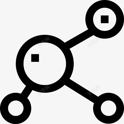 分子医学85线性图标svg_新图网 https://ixintu.com 分子 医学85 线性
