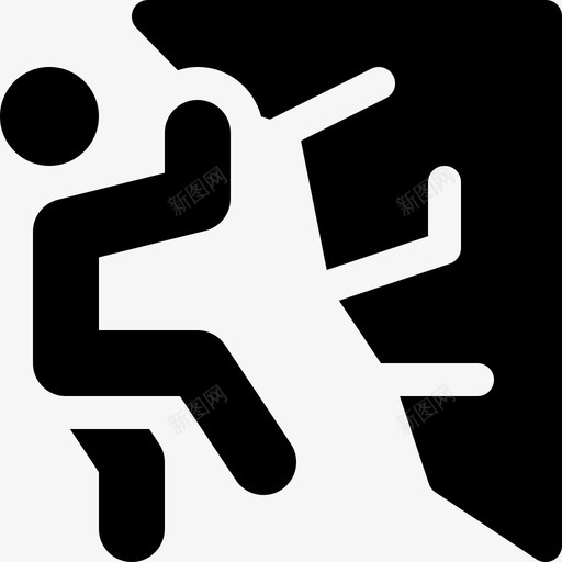 攀岩极限运动13填充图标svg_新图网 https://ixintu.com 填充 攀岩 极限运动13