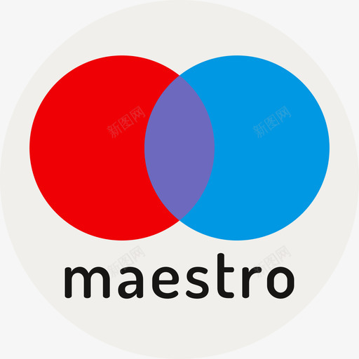 Maestro电子商务和支付方式徽标扁平图标svg_新图网 https://ixintu.com Maestro 扁平 电子商务和支付方式徽标