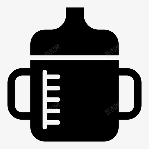 训练杯婴儿奶瓶图标svg_新图网 https://ixintu.com 儿童 吸管杯 奶瓶 婴儿 训练杯 饮料