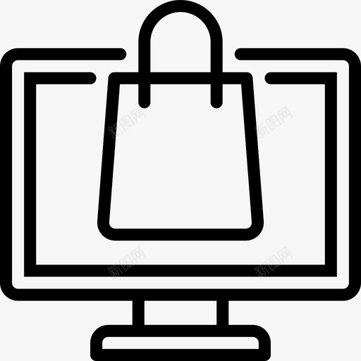 网上商店必需品23线性图标svg_新图网 https://ixintu.com 必需品23 线性 网上商店
