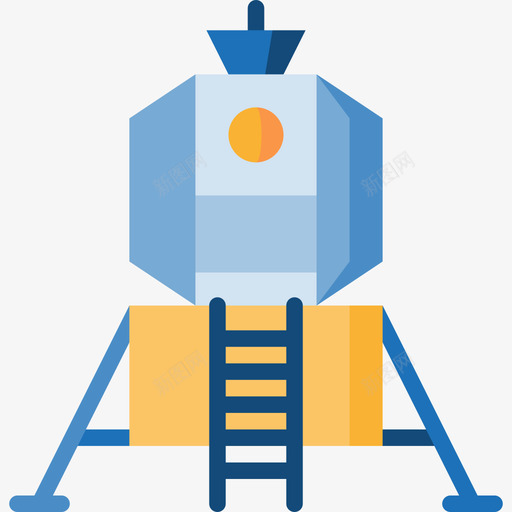 宇宙24号着陆器图标svg_新图网 https://ixintu.com 宇宙24号着陆器