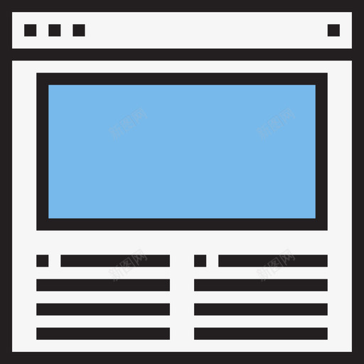 浏览器网站和用户界面颜色线条颜色图标svg_新图网 https://ixintu.com 浏览器 线条颜色 网站和用户界面颜色