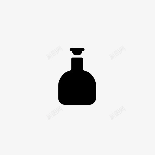 瓶威士忌贝弗拉盖菲尔1图标svg_新图网 https://ixintu.com 威士忌 瓶 贝弗拉盖菲尔1