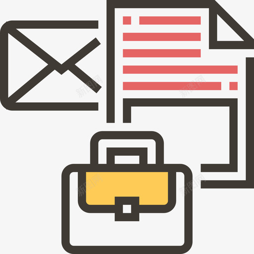 新闻稿officeelements7黄色阴影图标svg_新图网 https://ixintu.com officeelements7 新闻稿 黄色阴影