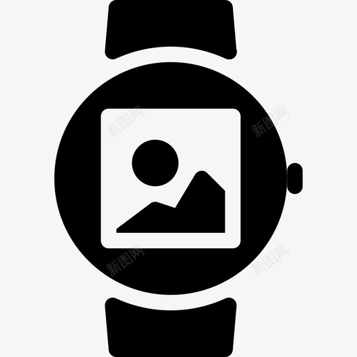 智能手表智能设备20已填充图标svg_新图网 https://ixintu.com 已填充 智能手表 智能设备20