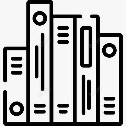 文件夹教育107线性图标svg_新图网 https://ixintu.com 教育107 文件夹 线性