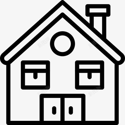 住宅38号楼直线型图标svg_新图网 https://ixintu.com 38号楼 住宅 直线型