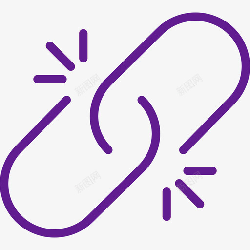 断链要素9线性颜色图标svg_新图网 https://ixintu.com 断链 线性颜色 要素9