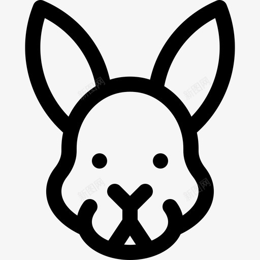 兔自然37直系图标svg_新图网 https://ixintu.com 兔 直系 自然37