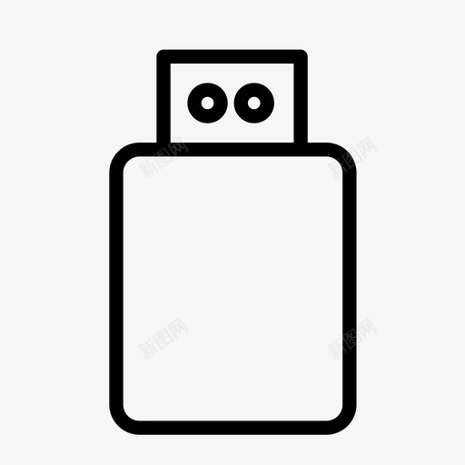 闪存驱动器连接设备图标svg_新图网 https://ixintu.com usb 网络计算机工具 设备 连接 闪存驱动器