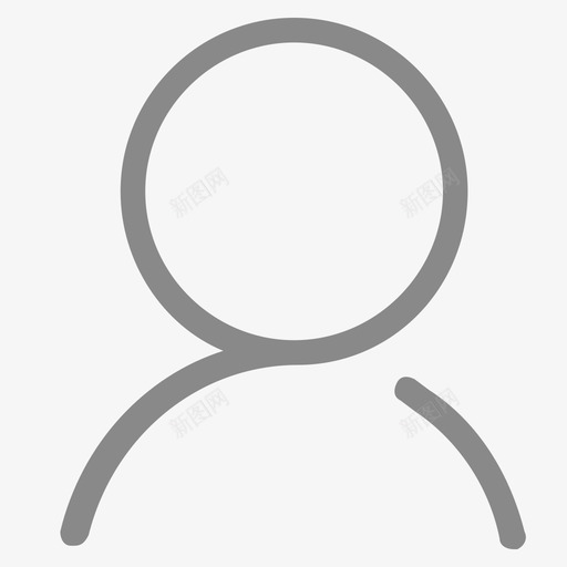 个人中心灰-01svg_新图网 https://ixintu.com 个人中心灰-01