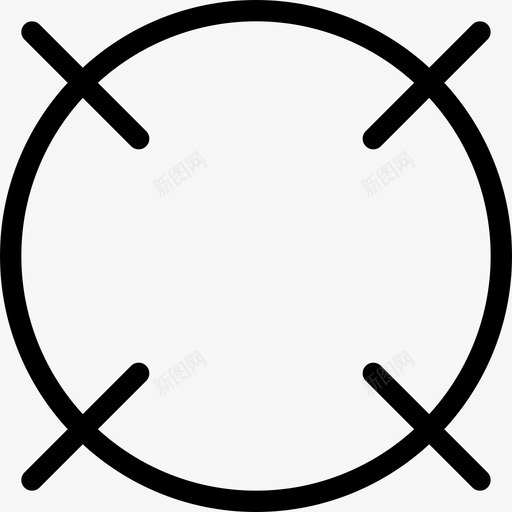 目标基本图标3线性svg_新图网 https://ixintu.com 基本图标3 目标 线性