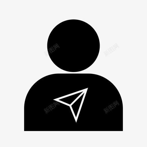 人员gps位置图标svg_新图网 https://ixintu.com gps 人员 位置 发送