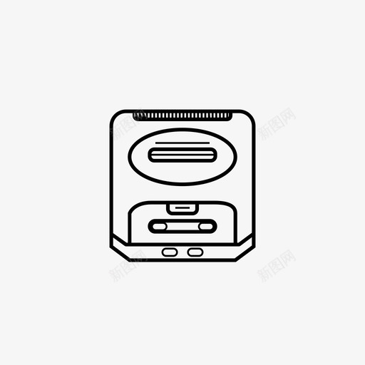 世嘉megadrive2megadrive视频游戏图标svg_新图网 https://ixintu.com megadrive megadrive2 世嘉megadrive2 视频控制台 视频游戏 视频游戏历史控制台