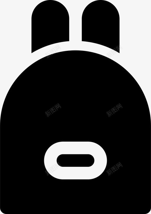 鸡鸟家禽图标svg_新图网 https://ixintu.com 动物填充 家禽 鸟 鸡