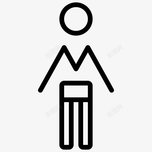 男浴室洗手间图标svg_新图网 https://ixintu.com 小便 洗手间 浴室 男