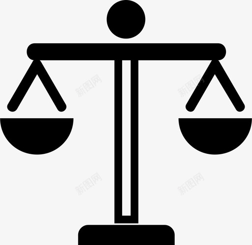 尺度平衡公正图标svg_新图网 https://ixintu.com 公正 尺度 平衡 法律 重量