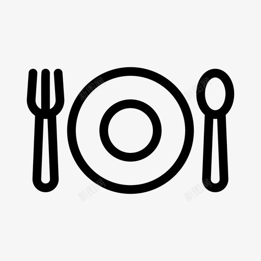 爱晚餐最爱食物图标svg_新图网 https://ixintu.com 心 最爱 爱和浪漫 爱晚餐 食物
