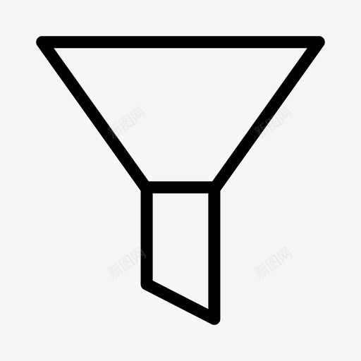 过滤器过滤实验室图标svg_新图网 https://ixintu.com 商业 实验室 液体 过滤 过滤器
