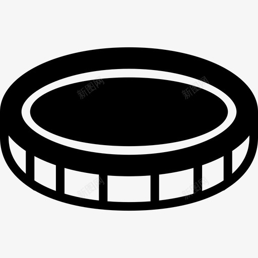 硬币商业和金融39实心图标svg_新图网 https://ixintu.com 商业和金融39 实心 硬币