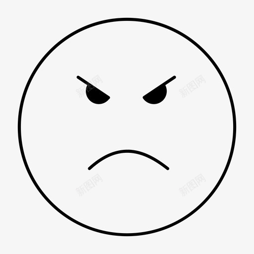 生气情绪化发疯图标svg_新图网 https://ixintu.com 发疯 情绪化 生气