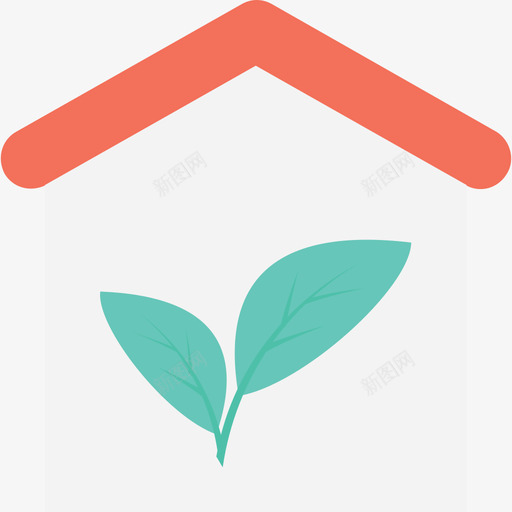 住宅自然与生态公寓图标svg_新图网 https://ixintu.com 住宅 公寓 自然与生态