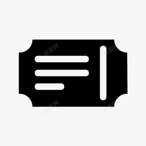 活动门票登机牌入场证图标svg_新图网 https://ixintu.com 入场证 公园通行证 公园门票 娱乐设施 活动门票 登机牌