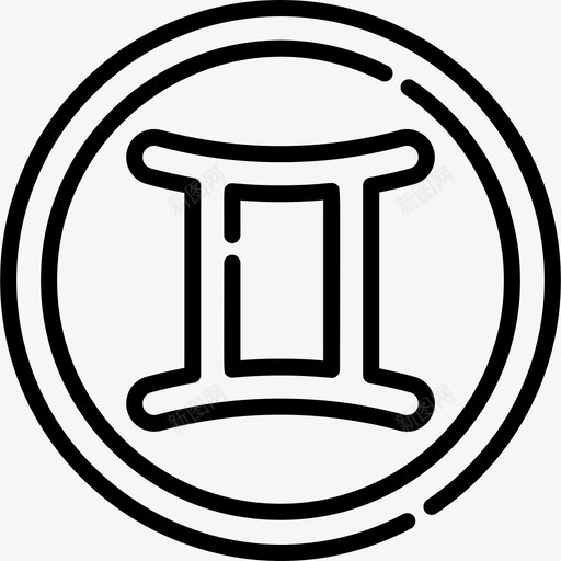 双鱼座深奥4直系图标svg_新图网 https://ixintu.com 双鱼座 深奥4 直系
