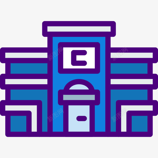 商店40号楼线颜色图标svg_新图网 https://ixintu.com 40号楼 商店 线颜色
