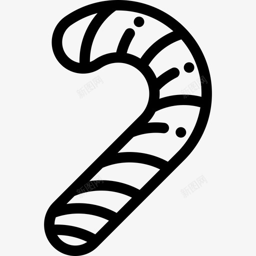 甘蔗糖糖果和糖果2直线型图标svg_新图网 https://ixintu.com 甘蔗糖 直线型 糖果和糖果2